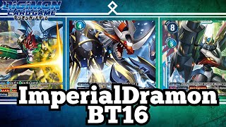 Imperialdramon BT16 Deck Profile [upl. by Grannia]