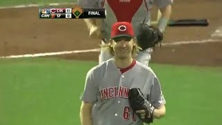 Bronson Arroyo CG shutout in 110 win 72213 Giants vs Cincinnati Reds full game [upl. by Tarr723]