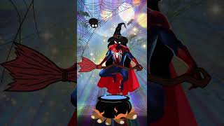 Spiderwitch If superheros dressed up for halloween funnyvideo [upl. by Pinchas]