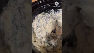 SPINACH ARTICHOKE DIP cooking asmr food eating yummy tiktok trending delicious love fail [upl. by Ardua]