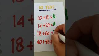 iq test 440  tets iq iqtest maths testiq viralshort trendingshorts [upl. by Anaoy]