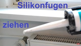 DIY Anleitung Silikonfuge Acrylfuge ziehen ganz leicht gemacht [upl. by Akinuahs958]