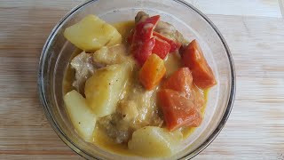 Ginataang Manok  Ginataang Chicken with Potatoes amp Carrots  Villarosa Fam Channel [upl. by Einhorn]