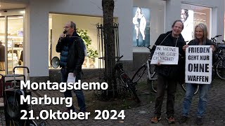 Montagsdemo Marburg  21102024 [upl. by Buckingham]