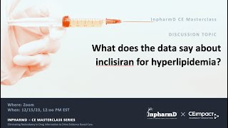 Inclisiran and Hyperlipidemia A Data Analysis Perspective [upl. by Letizia]