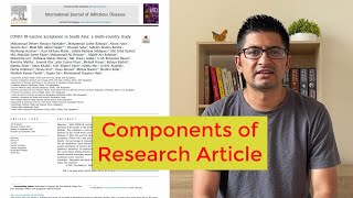 Understanding the components of a Research article How to write a research paper [upl. by Arie532]