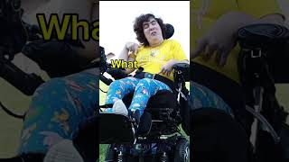 ADULT AND CHILD TALK ABOUT DISABILITY continuedshorts cerebralpalsy wheelchair friendship [upl. by Amabil]