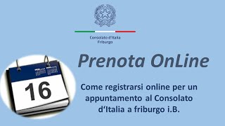 TUTORIAL PRENOTA ONLINE REGISTRAZIONE [upl. by Ennalorac]