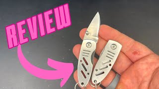 Amazon Product Review BARRYSAIL Mini Keychain Knife 2 Pack [upl. by Abigael]