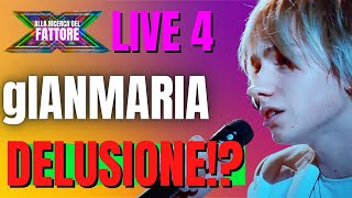 X FACTOR 2021  GIANMARIA canta “Stella di Mare“ di Lucio Dalla al quarto Live Show  Serata COVER [upl. by Ahsieka]