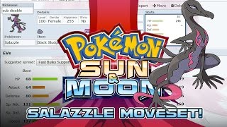 Salazzle Moveset Guide How to use Salazzle Pokemon Sun and Moon w PokeaimMD [upl. by Atimad]