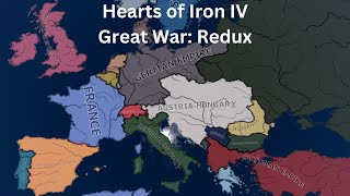 WW1 Timelapse The Great War  HOI4 Timelapse [upl. by Aileve898]