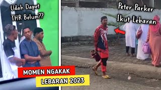 Bukannya Sholat Yang Bener Malah Ngobrol Momen NGAKAK Lebaran 2024 [upl. by Assiram]