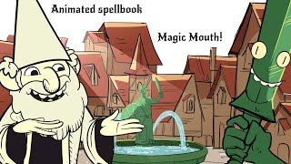 Animated Spellbook Magic mouth is actually good  5E dampd [upl. by Wolfy]