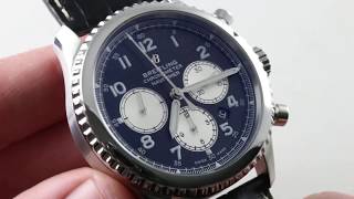 2018 Breitling Navitimer 8 B01 Chronograph AB0117131B1P1 Luxury Watch Review [upl. by Aenitsirhc]