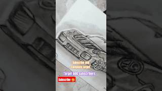 How to draw a super carart drawing trending porche [upl. by Perzan]