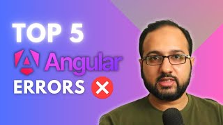 Top 5 Angular Errors and how to resolve them [upl. by Latsyrhk]