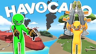 FUNNY NEW RAGDOLL FIGHTING GAME  Havocado Multiplayer Gameplay [upl. by Kerri]