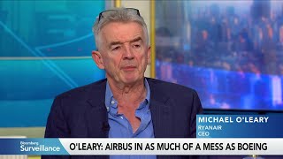 Ryanair CEO OLeary on Raising Ticket Prices Boeing Jet Delays [upl. by Eevets]