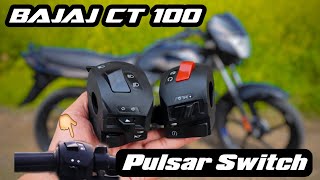 New Light Switch Installation in Bajaj CT 100 Bike [upl. by Brooks]