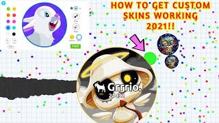 HOW TO GET CUSTOM SKINS IN 2024 IN AGARIO MOBILE AND PC WITHOUT AGARTOOL  Agario Tutorial [upl. by Jesse]