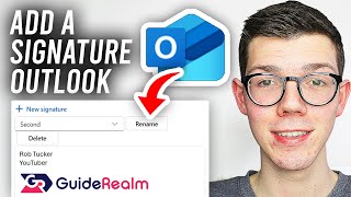 How To Add A Signature In Outlook  Full Guide [upl. by Jehiel]