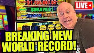 NEW WORLD RECORD HITTING MY 10000th JACKPOT LIVE [upl. by Stiegler682]