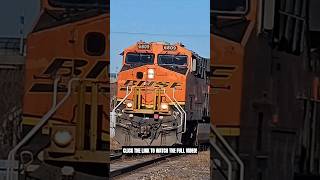 BNSF TANKER TRAIN HEADS TO ARGENTINE YARD AT SANTA FE JUNCTION IN KC shorts train railway [upl. by Onaivatco]