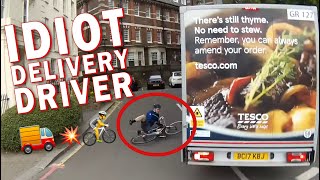 UK Delivery Driver Compilation  Road Rage Idiot Drivers Crashes amp Close Calls [upl. by Lolande]