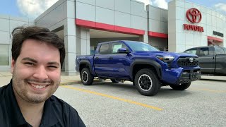 2024 Toyota Tacoma TRD OffRoad in Blue Crush Metallic [upl. by Amsirak147]