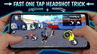 New One Tap Headshot Trick Handcam 😈  M1887  M1014  New Headshot Setting Free Fire quot Marios78 [upl. by Enalahs]