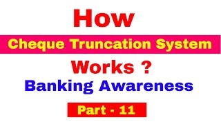 How Cheque Truncation System  CTS works  Detailed Explanation For Bank PO  Clerk  IPPB PO [upl. by Nosliw]