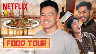 Philip Wang tours the San Gabriel Valley food scene with the cast of The Brothers Sun  Netflix [upl. by Lipps]