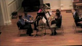 2010 Brass Quintet Four Dances from Terpsichore by Praetoriusm4v [upl. by Alodie]