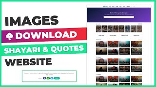 How to Make an Image Download Website in WordPress Using GeneratePress Theme [upl. by Adiam]