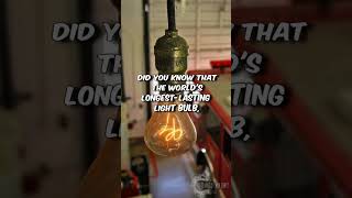 Unbelievable Worlds Longest Burning Light Bulb  Centennial Light  shorts [upl. by Annaer]