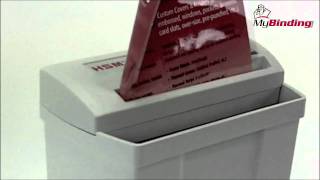 How To Use The HSM 702 Paper Shredder  1590 [upl. by Euqinamod986]