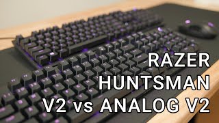 Razer Huntsman V2 vs Analog V2 [upl. by Naie]