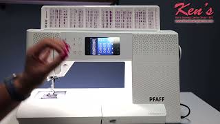 Pfaff expression 710 Sewing Machine Feature Overview [upl. by Meenen]