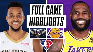 PELICANS at LAKERS  FULL GAME HIGHLIGHTS  February 27 2022 edited [upl. by Elacim]