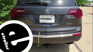 etrailer  Best 2012 Acura MDX Trailer Wiring Options [upl. by Aynotak]