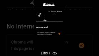 Ending Chrome Dino TRex Game [upl. by Noswal]