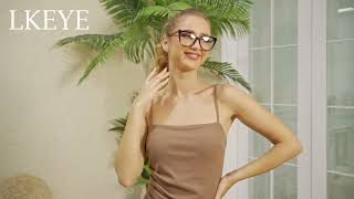 LKEYE Oversized Reading Glasses Women Cat Eye Reader Stylish Ladies Designer Fashion Eyewear [upl. by Thier]