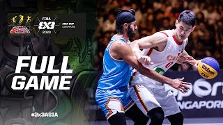 China vs India  Men  Full Game  FIBA 3x3 Asia Cup 2023  3x3 Basketball [upl. by Ynottirb302]