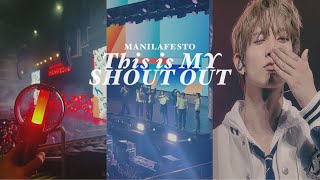 ENHYPEN CONCERT VLOG MANILAFESTO  ticketing namjooning shout out cover quick interactions [upl. by Eileme]