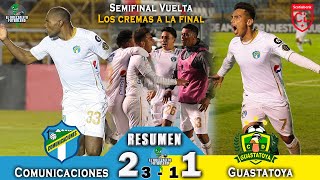 LOS CREMAS A LA FINAL Comunicaciones 23 vs Guastatoya 11 Liga Concacaf 2021 Semifinal Vuelta [upl. by Alyse376]