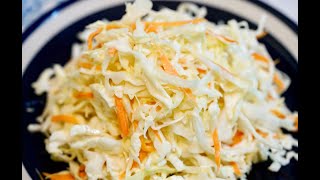 양배추 샐러드 만들기 간단레시피 KFC 코울슬로 샐러드 Cabbage Coleslaw Recipe  ethnic kitchen [upl. by Penni430]