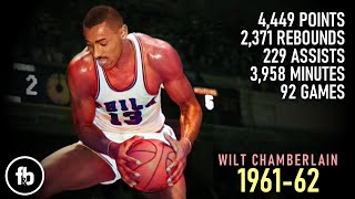 Wilt Chamberlain ● 19611962 Season Highlights  4K [upl. by Arraeit]