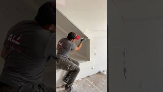 First coating metal drywallfinish construction drywalling diy drywall music [upl. by Aile]