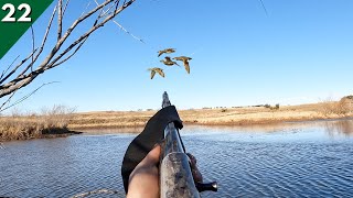 DUCK HUNTING On A SPRING FED Pond  They Wouldnt Leave [upl. by Eneluqcaj]